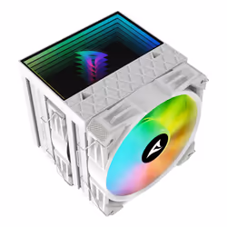 Sharkoon A60 RGB Processeur Refroidisseur d'air 12 cm Blanc 1 pièce(s) - Vue supplémentaire 7
