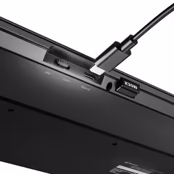 Sharkoon OfficePal K30W bk clavier maison/bureau USB QWERTZ Allemand Noir - Vue supplémentaire 8