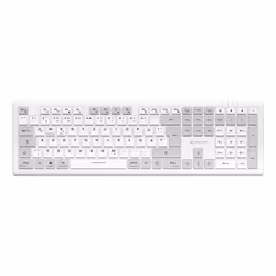 Sharkoon OfficePal K30W wh clavier maison/bureau USB QWERTZ Allemand Blanc - Vue supplémentaire 2