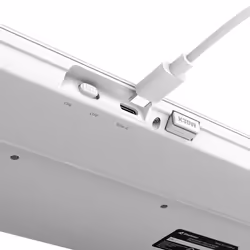 Sharkoon OfficePal K30W wh clavier maison/bureau USB QWERTZ Allemand Blanc - Vue supplémentaire 8