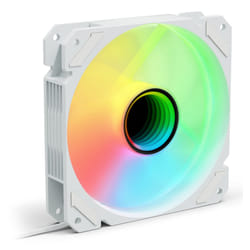 Sharkoon SHARK Mirror PWM RGB Boitier PC Ventilateur 12 cm Blanc 1 pièce(s)