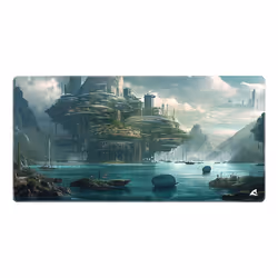 Sharkoon SKILLER SGP40 D6, Multicolore, Image, Caoutchouc, Textile, Base antidérapante, Tapis de souris de jeu