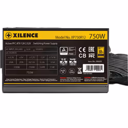 Xilence Performance A+ XP750R12 unité d'alimentation d'énergie 750 W 20+4 pin ATX ATX Noir - Vue supplémentaire 5