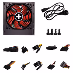 Xilence XN225 unité d'alimentation d'énergie 650 W 20+4 pin ATX ATX Noir, Rouge - Vue supplémentaire 9