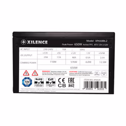 Xilence XP650R6.2 unité d'alimentation d'énergie 650 W 20+4 pin ATX ATX Noir - Vue supplémentaire 5