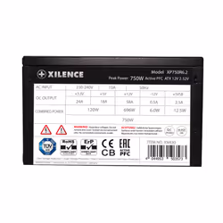 Xilence XP750R6.2 unité d'alimentation d'énergie 750 W 20+4 pin ATX ATX Noir - Vue supplémentaire 5