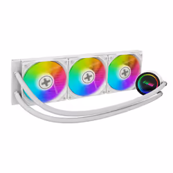 Xilence XC998 système de refroidissement d'ordinateur Processeur Kit de refroidissement du liquide 12 cm Blanc 1 pièce(s) - Vue supplémentaire 4