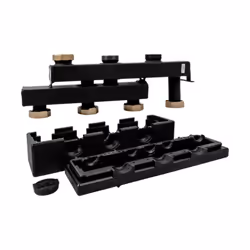 barre de distribution Wolf 2072197 pour toutes les chaudières pour 2 ou 3 groupes de canalisations DN 25 et DN 32 en haut ave ...