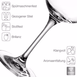 LEONARDO Tivoli 450 ml Verre de vin blanc