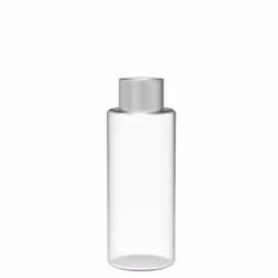 LEONARDO 022309, Vase en forme de bouteille, Verre, Transparent, Brillant, Transparent, Table