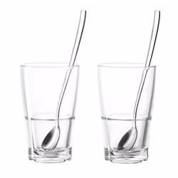 LEONARDO 24041, Transparent, Verre, Rond, 2 pièce(s), Claire, SENSO