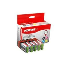 Kores G1518KIT cartouche d'encre Photo noire, Photo cyan, Photo magenta, Jaune photo
