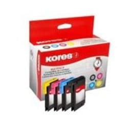 Kores G1523KIT cartouche d'encre Photo noire, Photo cyan, Photo magenta, Jaune photo