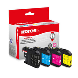 Kores G1537KIT cartouche d'encre 4 pièce(s) Compatible Noir, Cyan, Magenta, Jaune