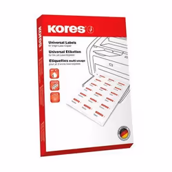Kores L19058, Blanc, Universel, Rectangle, A4, Allemagne, Laser/a jet d'encre