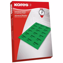 Kores L7042G, Vert, Universel, Rectangle, A4, Jet d'encre, 7 cm