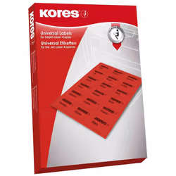 Kores L7042R, Rouge, Universel, Rectangle, A4, Allemagne, Laser/a jet d'encre