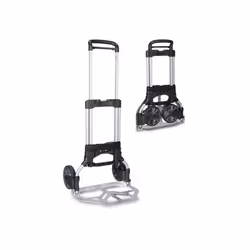 L-BOXX Alu-Caddy, Aluminium, Diable, Noir, Argent, 150 kg, 2 roue(s), 490 mm