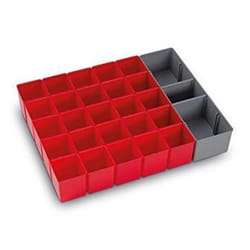 L-BOXX 6000010085 Accessoire de boîte de rangement Gris, Rouge Ensemble de boîte d'inserts