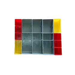 L-BOXX 6000010089 Accessoire de boîte de rangement Gris, Rouge, Jaune Ensemble de boîte d'inserts