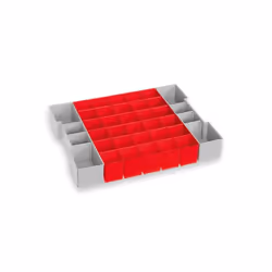 L-BOXX 6000010090, Ensemble de boîte d'inserts, Gris, Rouge, Plastique, L-BOXX 102