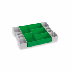 L-BOXX 6000010094, Ensemble de boîte d'inserts, Vert, Gris, Plastique, L-BOXX 102