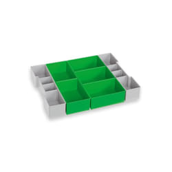 L-BOXX 6000010094 Accessoire de boîte de rangement Vert, Gris Ensemble de boîte d'inserts