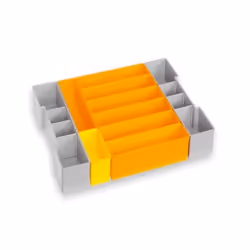 L-BOXX 6000010095, Ensemble de boîte d'inserts, Gris, Orange, Plastique, L-BOXX 102