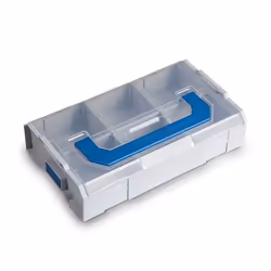 L-BOXX 6000010101, Boîte de rangement, Bleu, Transparent, Rectangulaire, Monochromatique, 1,5 L, 260 mm