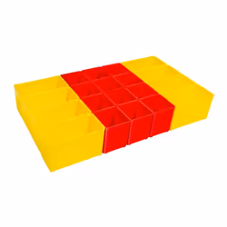 ProClick AB3 CT M 74, Ensemble de boîte à outils, Polystyrène, Rouge, Jaune, 364 mm, 208 mm, 63 mm