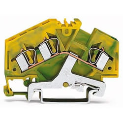 Wago 281-637 bornier Vert, Jaune