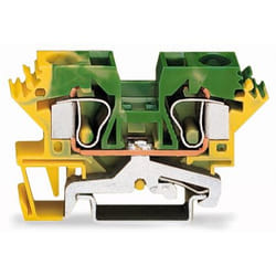Wago 284-607 bornier Vert, Jaune