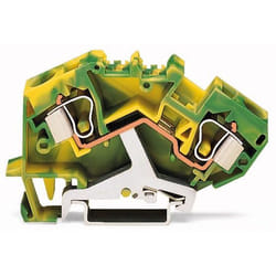 Wago 784-607 bornier 2 Vert, Jaune