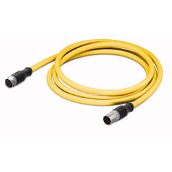 Wago 756-1305/060-002 câble de signal 0,2 m Noir, Jaune
