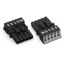 Wago 890-205 connecteur de fils Noir