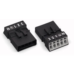 Wago 890-215 connecteur de fils Noir