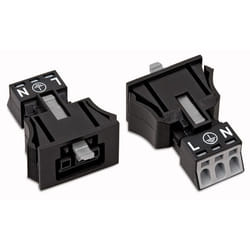 Wago 890-703 connecteur de fils Noir