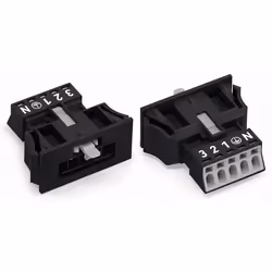 Wago 890-715, Noir, 400 V, 13 A, RoHS, 9,942 g, 35,5 mm