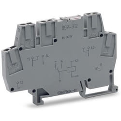 Wago 859-314 bornier 5P Gris