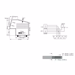 Wago 750-963 connecteur de fils D-Sub Gris