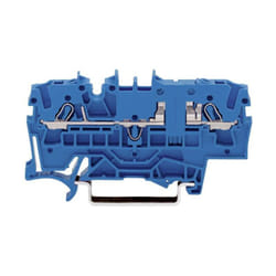 Borne de passage Wago 2002-1604 5.20 mm ressort de traction Affectation: n bleu 1 pc(s) D29955