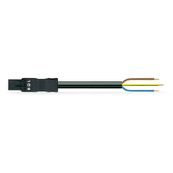 Wago 891-8993/205-101 câble électrique Noir 1 m
