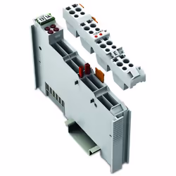 Wago 753-455, Module d’entrée analogique, 4 canaux, 4 entrées, Gris, DIN 35 × 15, 12 bit