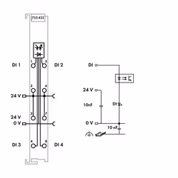 Wago 753-432 Module fieldbus