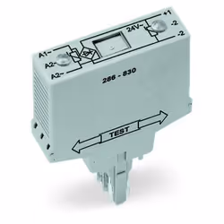 Wago 286-830, Module à diode, 15 pièce(s), Plastique, Gris, -25 - 40 °C, 15 mm