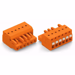 Wago 2231-304/026-000, Orange, Polyamide, Étain, 16 A, IEC/EN 60664-1, 6,4 g