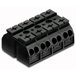 Wago 862-504 bornier 4P Noir
