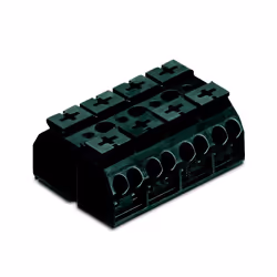 Wago 862-504 bornier 4P Noir