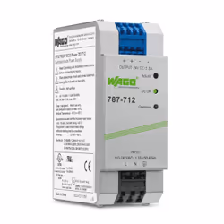 Wago 787-712, 60 W, 85 - 264 V, 47 - 63 Hz, 0.7 - 1.2 A, Passif, 20 ms