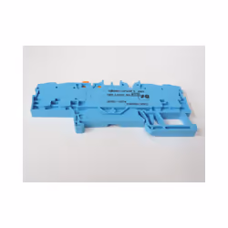Bloc de jonction sectionnable bleu pour 4 fils souple 4mm² max pose sur rail 35x15 et 35x7.5mm connexion push-in Topjob's Wag ...